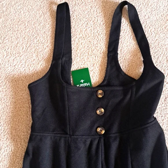 LARGE   HALARA DECORATIVE BUTTON WORK JUMPSUIT - Picture 5 of 8